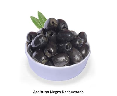 ACEITUNAS NEGRAS DESHUESADA 1 KG