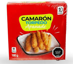 CAMARON TORPEDO APANADO 160 G SEA GARDEN