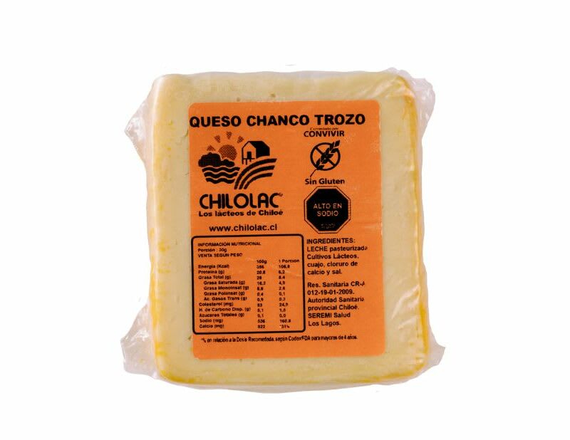QUESO CHANCO TROZO CHILOLAC 1