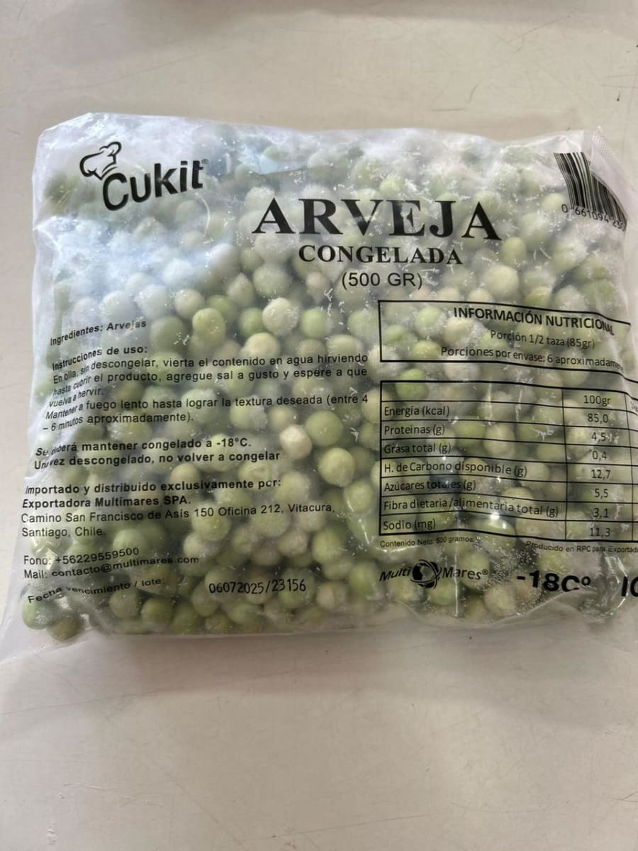 ARVEJA IMPORTADA 500 G1