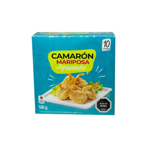 CAMARON MARIPOSA APANADO 160 G SEA GARDEN1