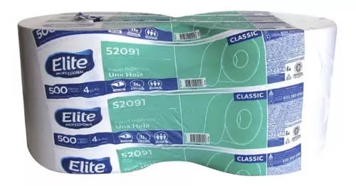 PAPEL HIGIENICO 4 ROLLOS DE 500M1