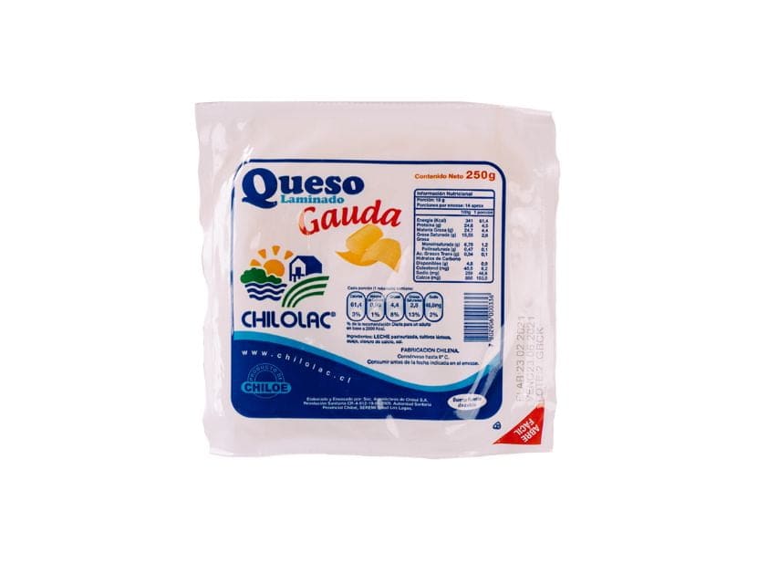 QUESO GAUDA LAMINADO 250 G1