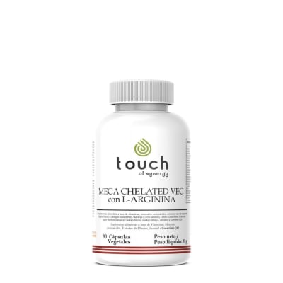 Mega Chelated Veg with L-Arginine (90 cápsulas vegetales)