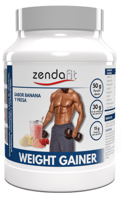 Ganador de Peso - Weight Gainer (1800 grs) Sabor Banana y Fresa