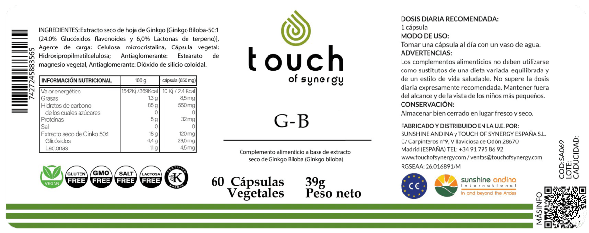 G-B (60 Cápsulas vegetales)2