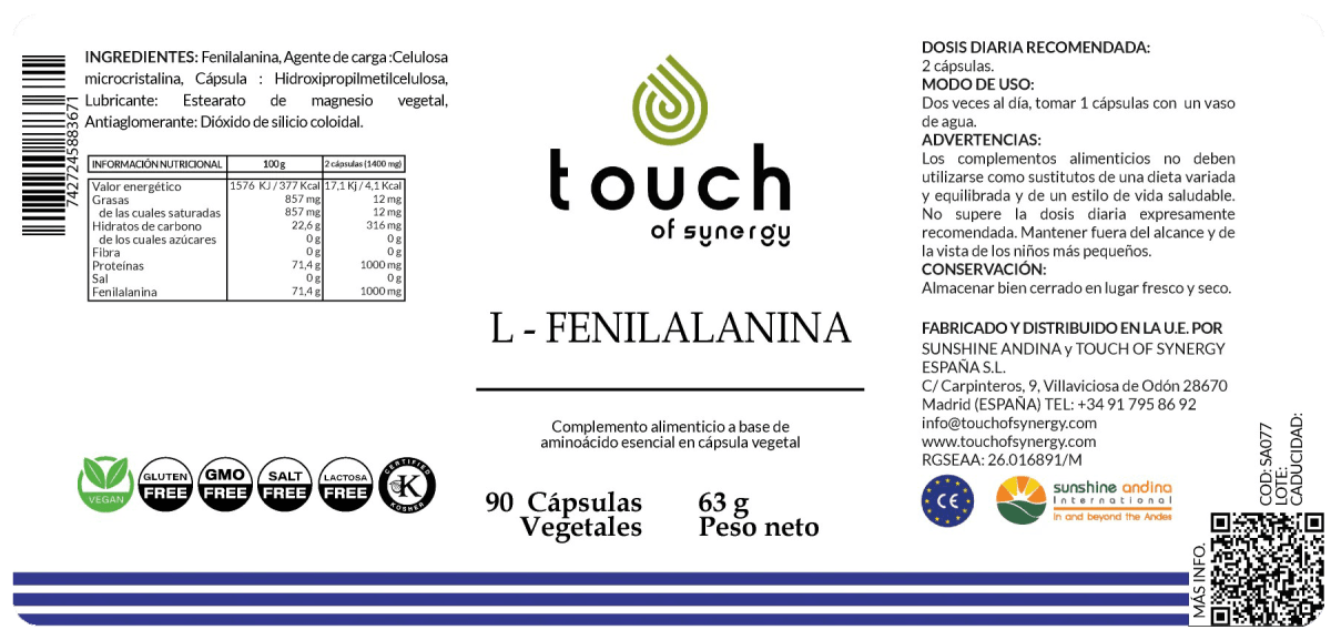 L-Fenilalanina 500mg2