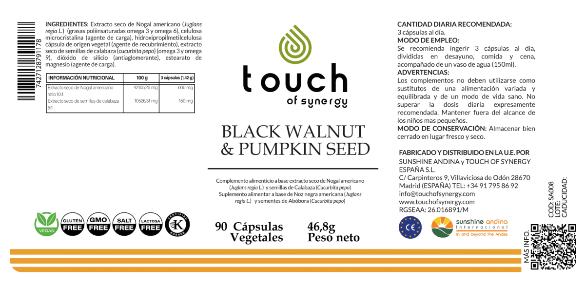 Black Walnut (90 cápsulas vegetales)2