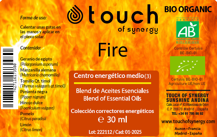 (3). Fire (30 ml)1