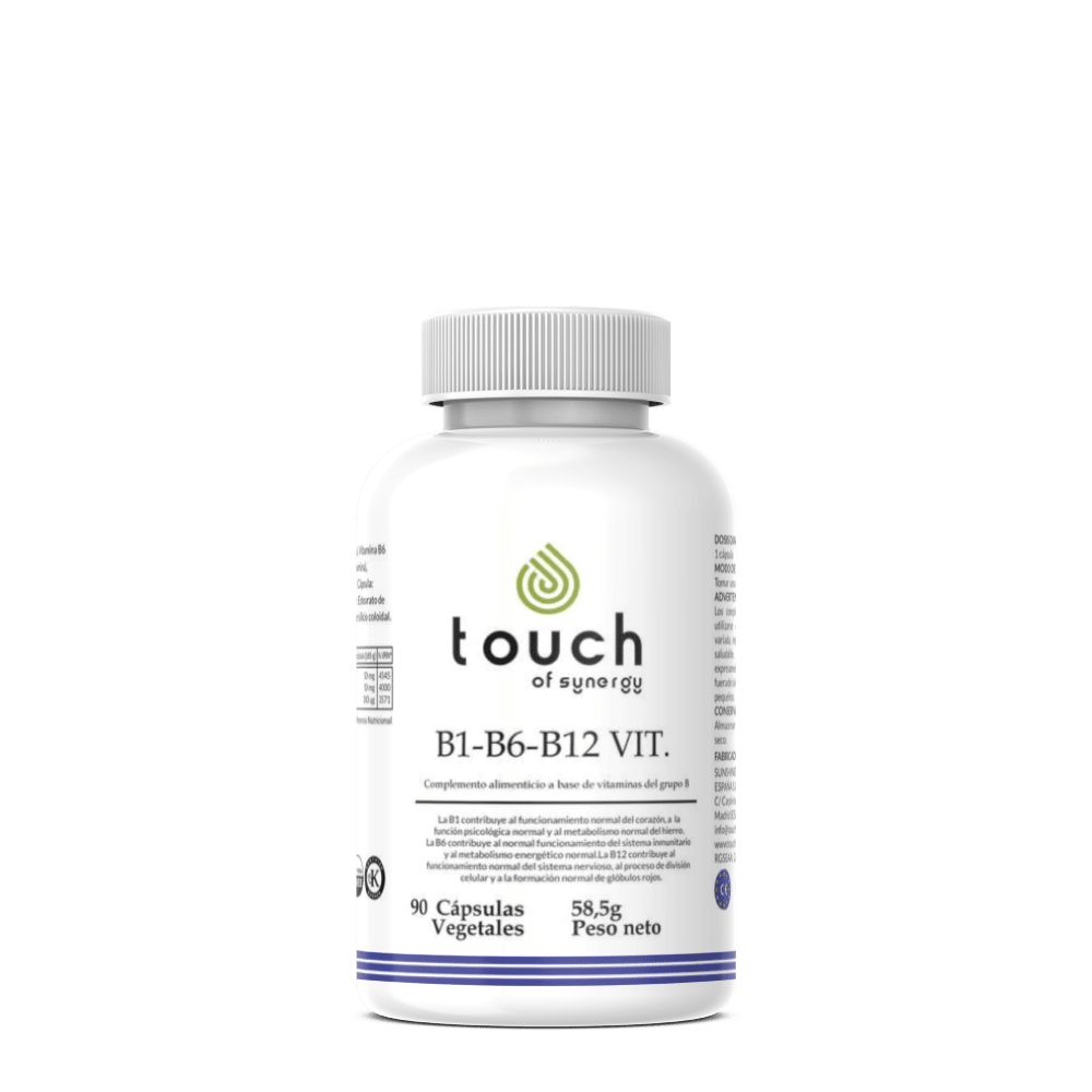 Vitamina B1 B6 B12 (90 cápsulas vegetales)1