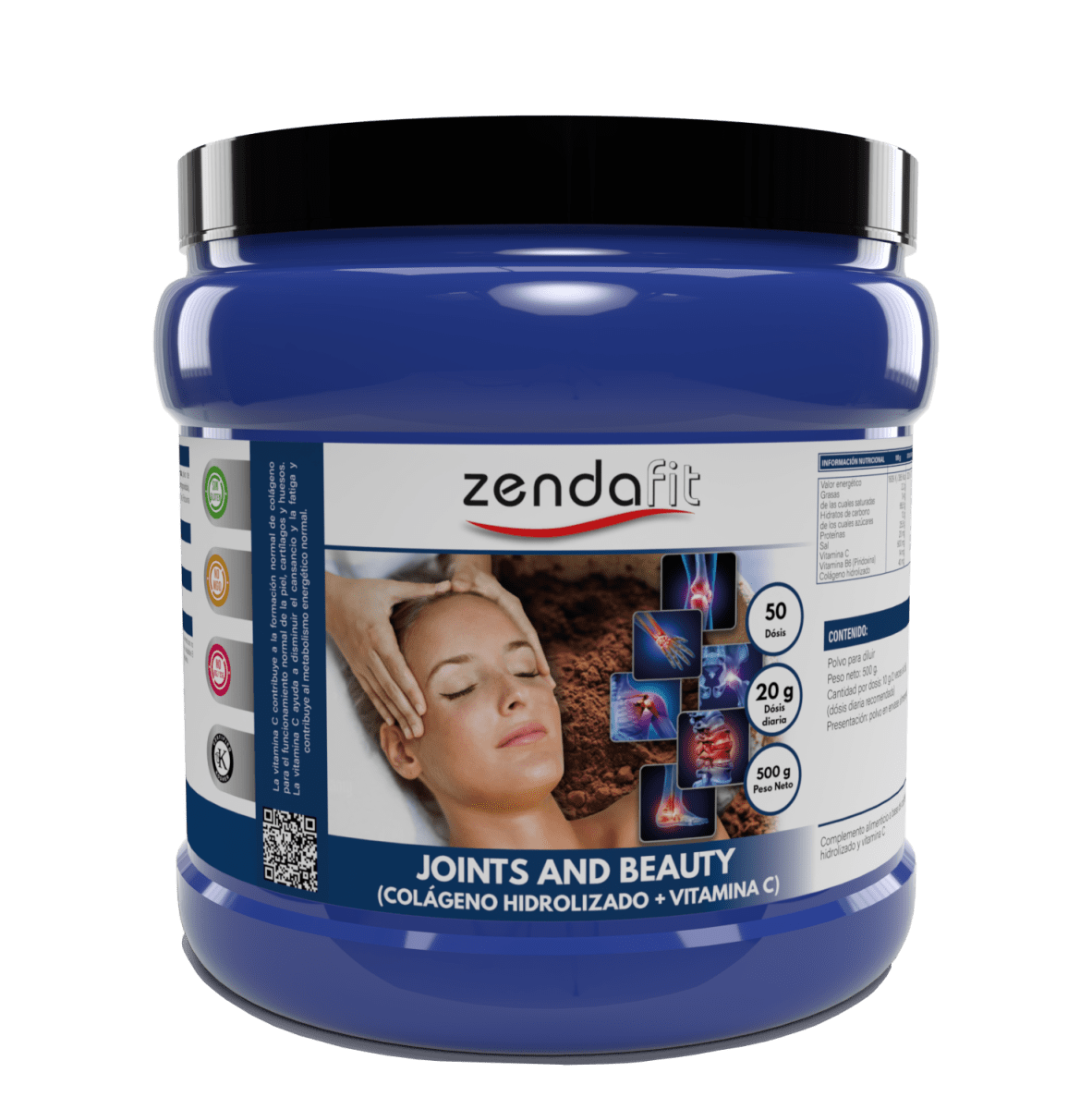 Joints and Beauty (Colágeno Hidrolizado + Vitamina C en Polvo 500 grs)1