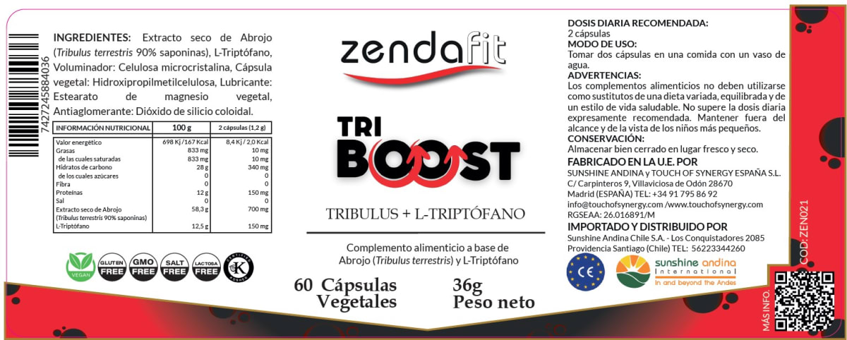 Tri Boost - 60 cápsulas vegetales2
