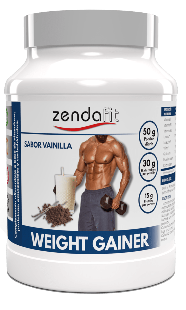 Ganador de Peso - Weight Gainer (1800 grs) Sabor Vainilla1