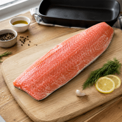 Salmón Filete con Piel