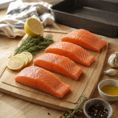 Salmón en Trozos 1 kg