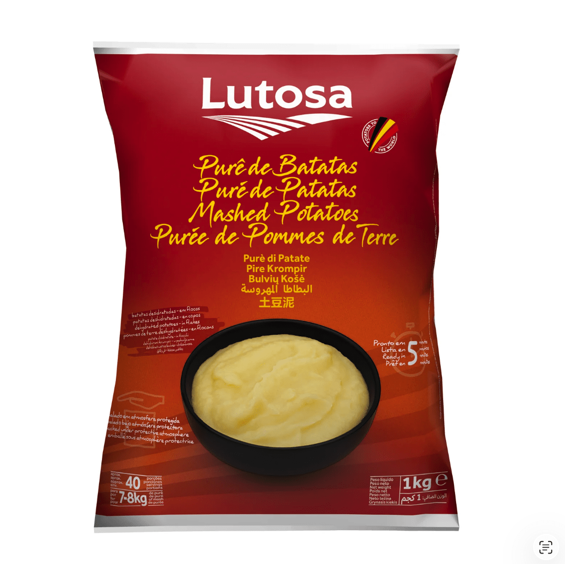 Puré Natural Lutosa 1 kg1