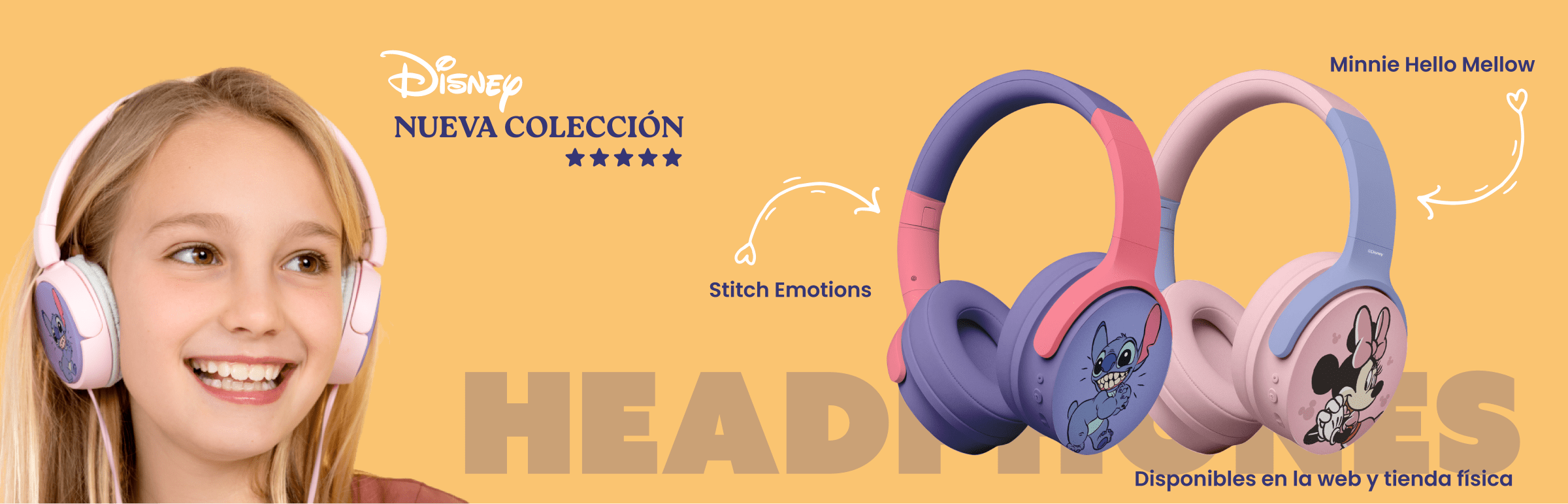 NUEVA COLECCIÓN HEADPHONE DISNEY