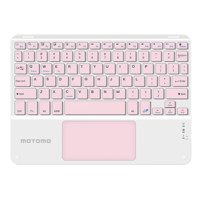 Teclado Motomo Inalambrico BD-136A BT Rosa1
