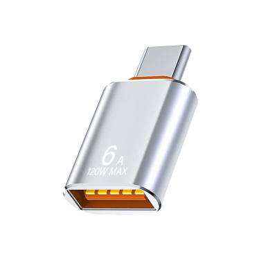 Adaptador OTG USB a Tipo C Plata1