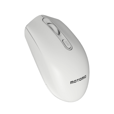 Mouse MO-W70 Inalambrico Blanco1