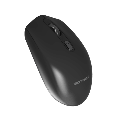 Mouse MO-W70 Inalambrico Negro1