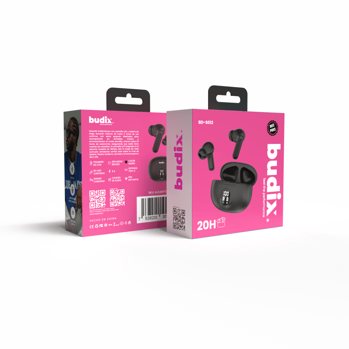 Audífonos Inalámbricos Budix BD-0123