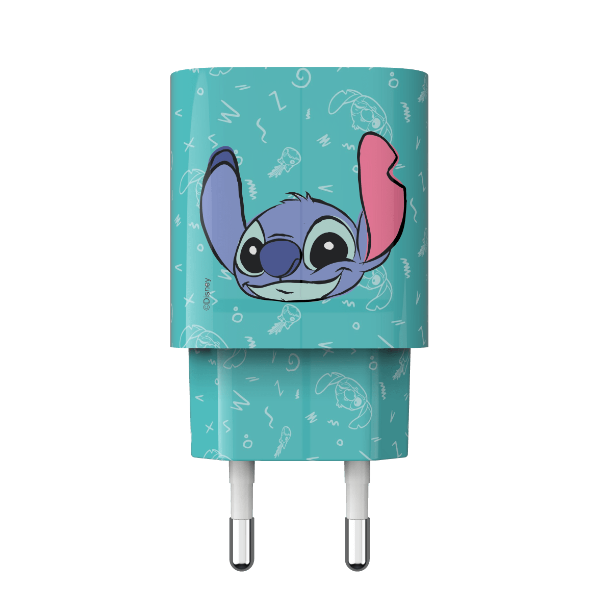 20W Disney Stitch Verde Cable Tipo C2