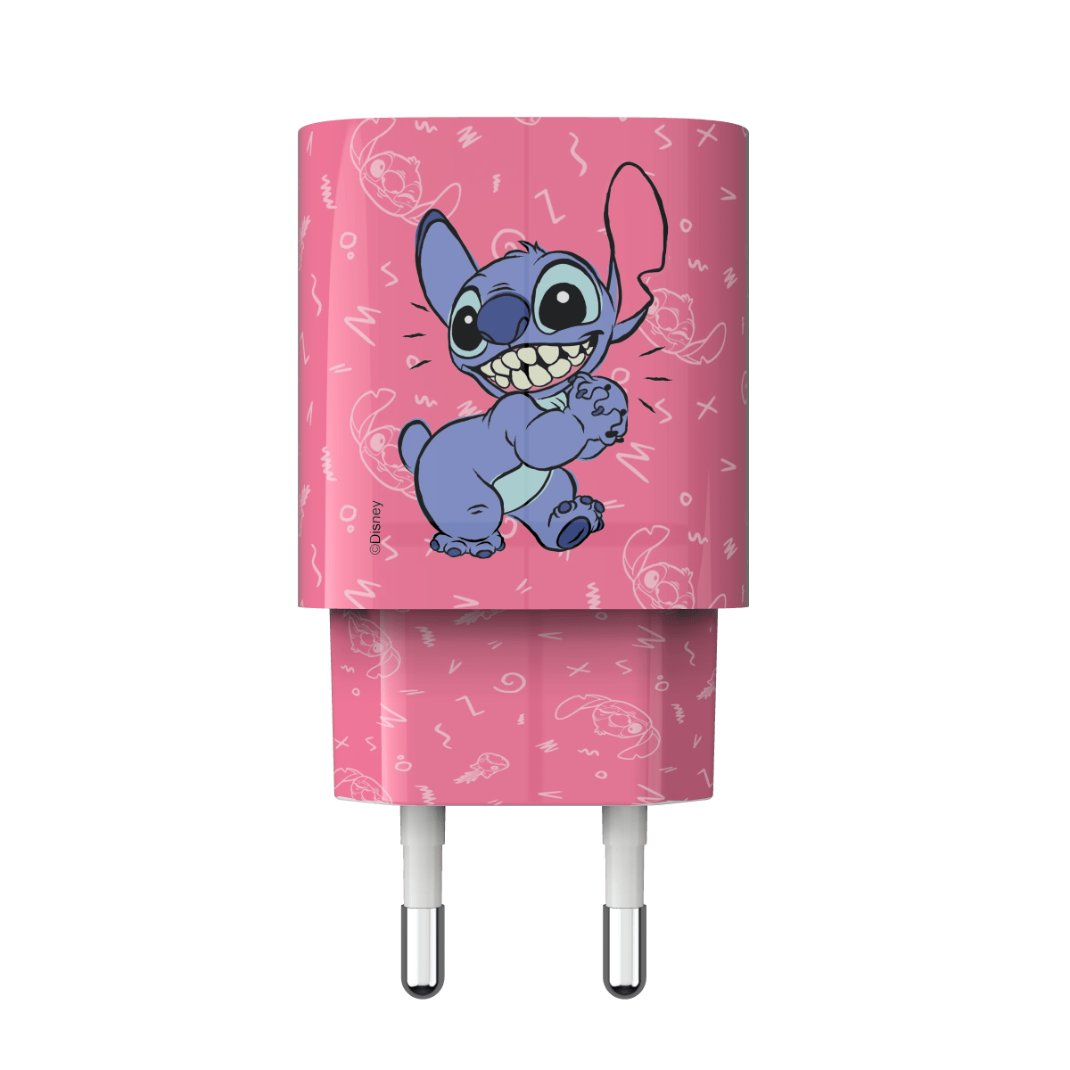 20W Disney Stitch Rojo Cable Lightning2