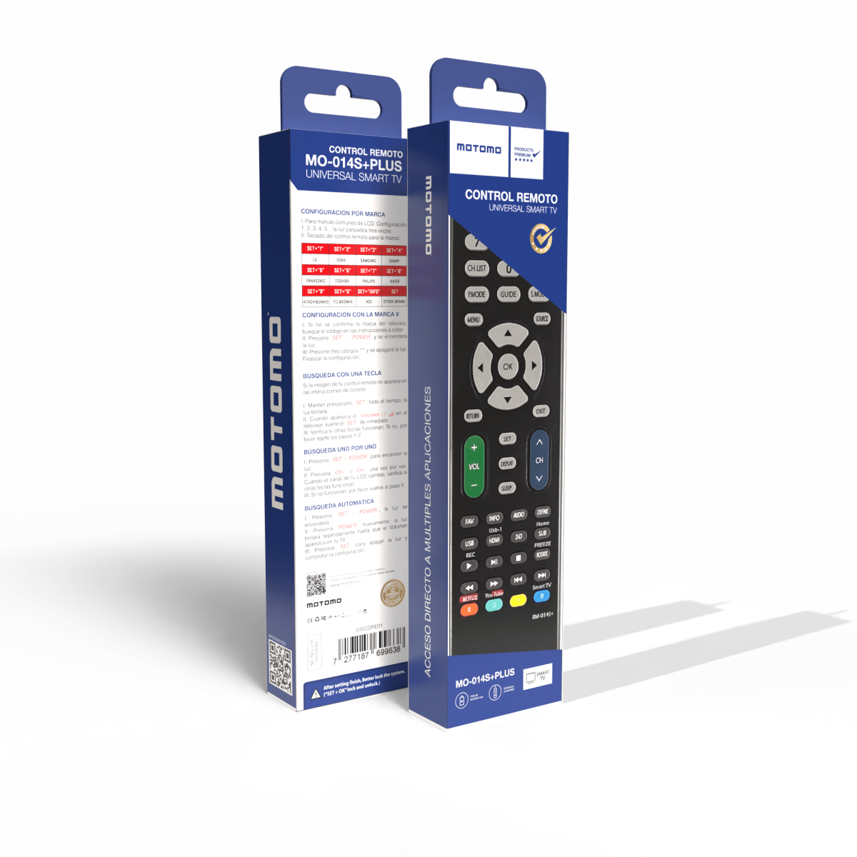 Control Remoto Universal para TV MO-014S+PLUS2