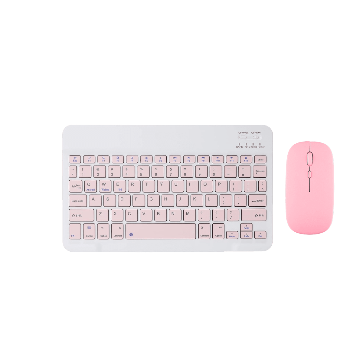 Kit Teclado y Mouse K5 Rosa2