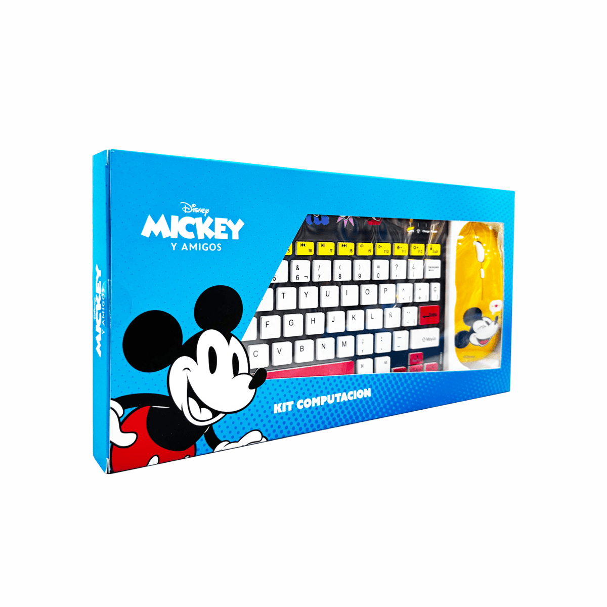 Set Teclado Mouse Good Vibes Colores3