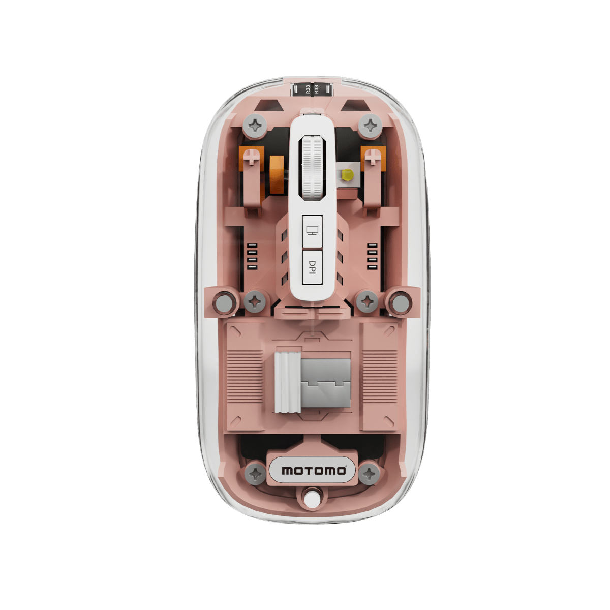 Mouse Transparente Motomo MO-19T 1.600 Dpi3