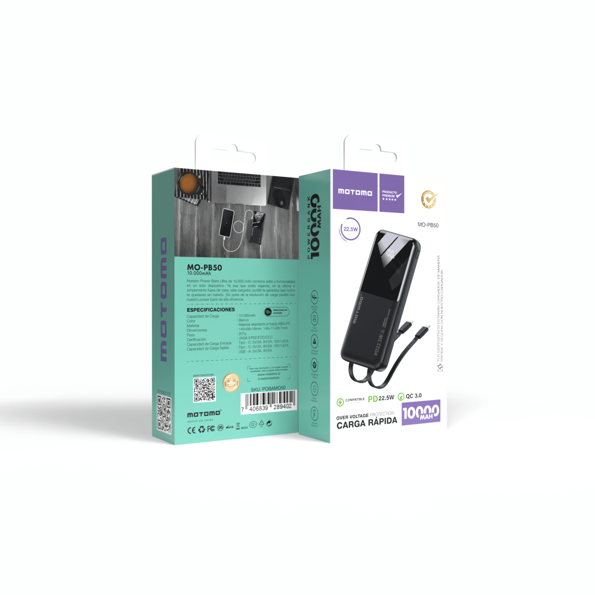 Motomo MO-PB50 10.000mAh2