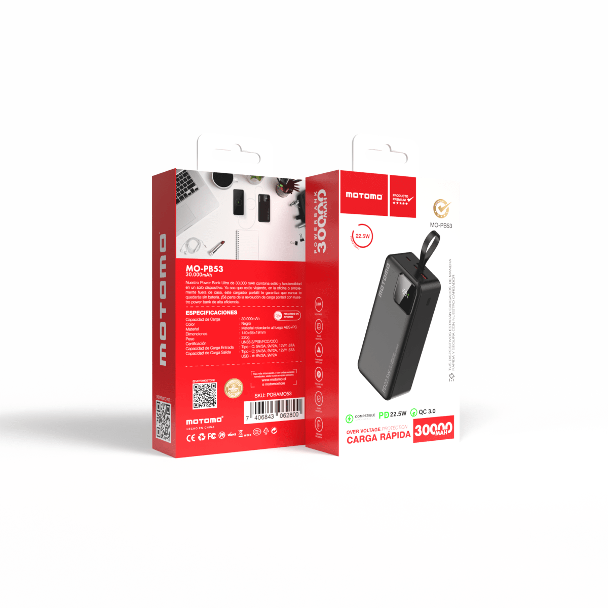 Motomo MO-PB53 30.000mAh2