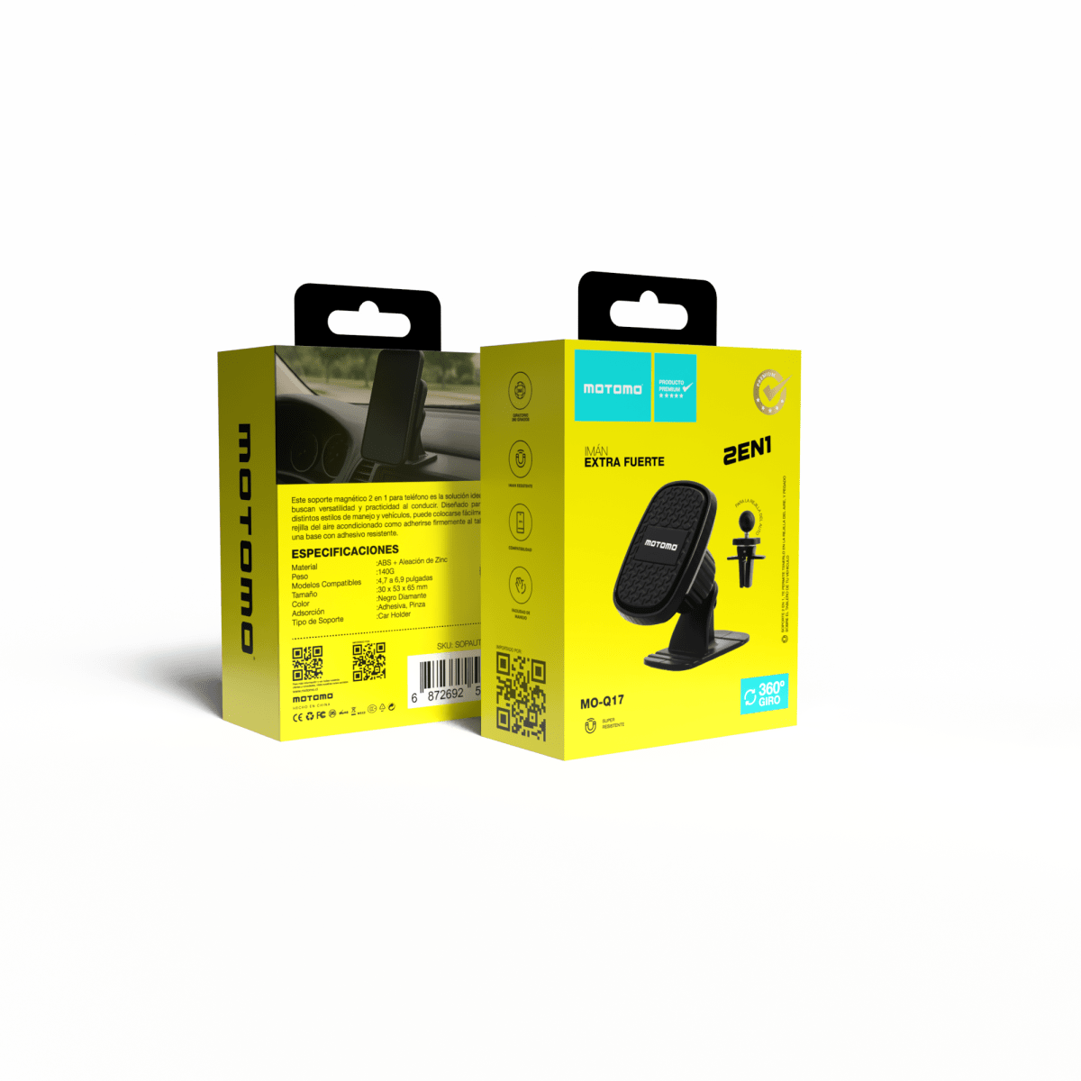 Soporte de Auto Magnetico Q17 - Panel2