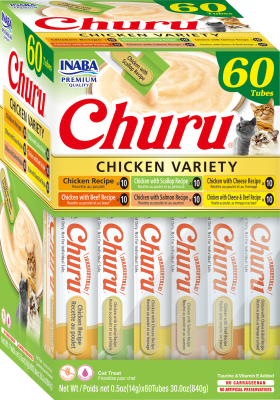 CHURU BOX VARIEDADES 60 UNIDADES POLLO