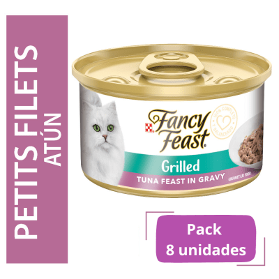 FANCY FEAST PETIT FILETES ATUN CAJA 8 UNIDADES