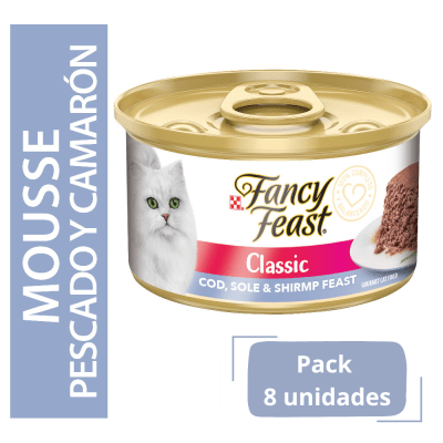 FANCY FEAST MOUSSE PEZ CAMARON CAJA 8 UBIDADES1