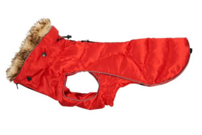BUSTER PARKA CON PIEL ROJO