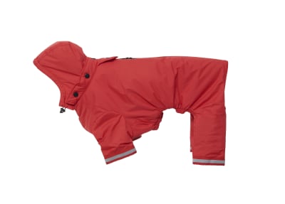 BUSTER IMPERMEABLE CON PATITAS ROJO