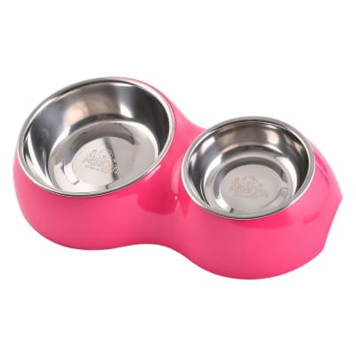 MASCAN PLATO COMIDA AGUA FUCSIA