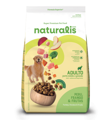 NATURALIS PERRO ADULTO POLLO, PAVO Y FRUTAS 2.5 KG