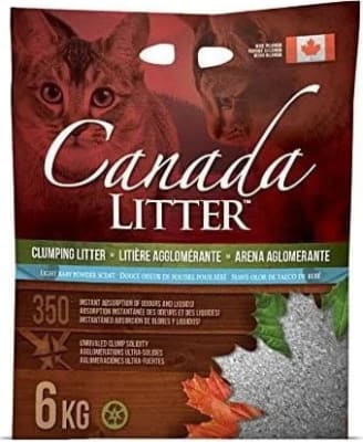 ARENA SANITARIA CANADA LITTER TALCO DE BEBE 6 KG