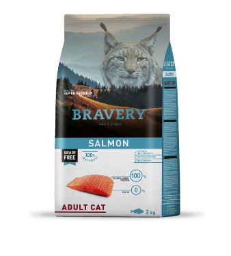 BRAVERY SALMON ADULT CAT 2 KG