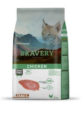 BRAVERY CHICKEN KITTEN 2 KG