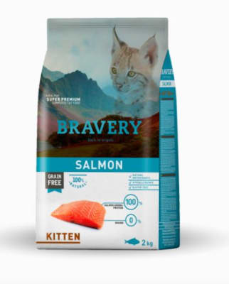 BRAVERY SALMON KITTEN 2 KG