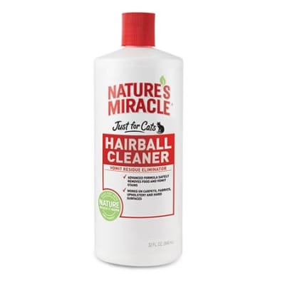 NATURES MIRACLE HAIRBALL CLEANER JUST FOR CATS 946 ML