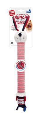 GIGWI CRUNCHY NECK PLUSH FRIENDZ CONEJO SMALL