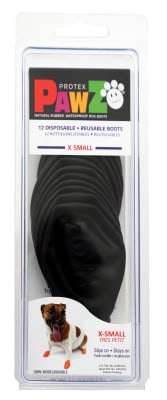 PAWS BOTAS PARA PERROS XS NEGRO