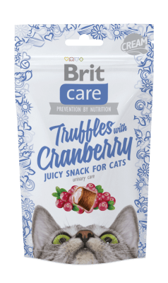 BRIT CARE CAT SNACK TRUFFLES CRANBERRY  50 GRS